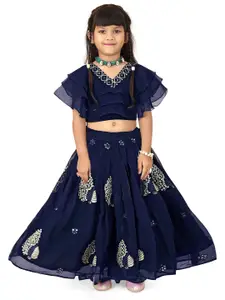 BAESD Girls Embroidered Ready to Wear Lehenga and Choli