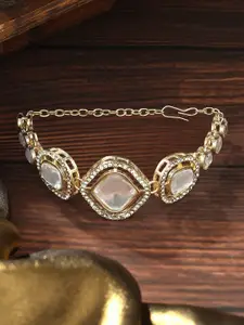 Zaveri Pearls Women Gold-Toned Gold-Plated Multistrand Bracelet