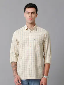 CAVALLO by Linen Club Checked Contemporary Slim Fit Comfortable Casual Shirt