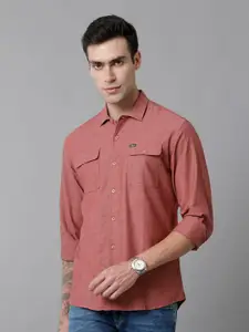 CAVALLO by Linen Club Contemporary Slim Fit Comfortable Casual Shirt