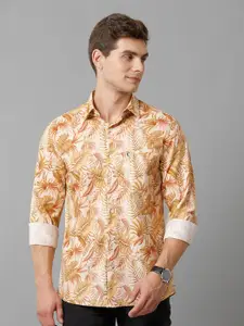 CAVALLO by Linen Club Floral Printed Contemporary Slim Fit Comfortable Casual Shirt
