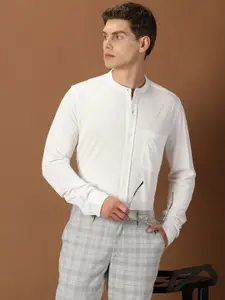 INVICTUS Original Slim Fit Band Collar Formal Shirt