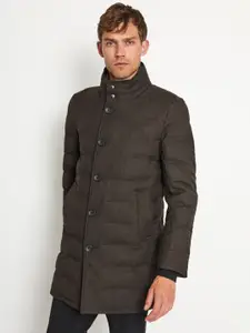 Bruun & Stengade Mock Collar Woollen Overcoat
