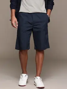 The Roadster Lifestyle Co. Men Pure Cotton Relaxed Fit Bermuda Shorts