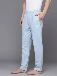 HRX by Hrithik Roshan Men Relaxed Fit Pure Cotton Yoga Joggers