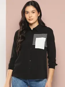 Harvard Striped Monochrome Casual Shirt