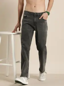 HERE&NOW Men Light Fade Stretchable Mid-Rise Jeans