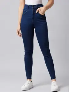 The Roadster Lifestyle Co. Women Skinny Fit Clean Look High-Rise Stretchable Jeans