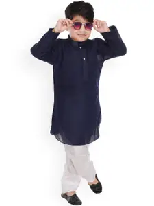 BAESD Boys Regular Pure Cotton Kurta With Pyjamas & Dupatta