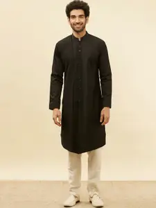 Manyavar Mandarin Collar Kurta