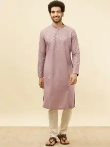 Manyavar Self Design Regular Kurta with Pyjamas