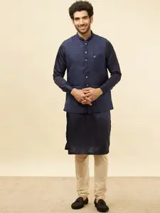 Manyavar Men Self-Design Nehru Jackets