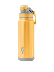 Milton Mysporty 1000 Yellow Thermosteel Insulated Leakproof Stainless Steel Water Bottle1L