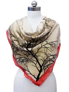 Leeza Store Women Printed Satin Scarf