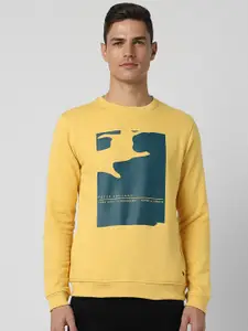 Peter England Casuals Graphic Printed Crew Neck Sweatshirt
