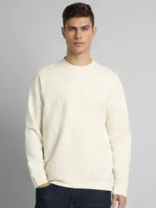 SIMON CARTER LONDON Long Sleeves Round Neck Cotton Sweatshirt