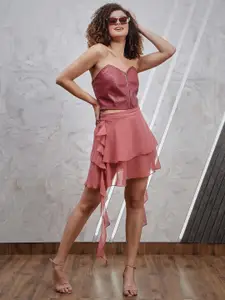 Athena Frill Tiered Mini Skirt