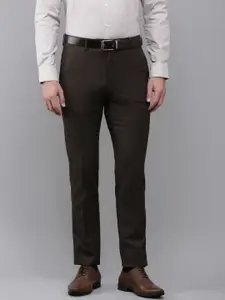 Van Heusen Men Striped Slim Fit Trousers