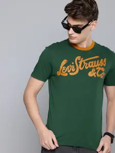 Levis Brand Logo Printed Pure Cotton T-shirt