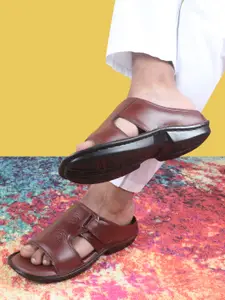 FAUSTO Men Leather Comfort Sandals