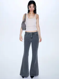 H&M Pure Cotton Flared Regular Jeans