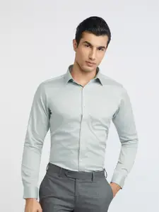 Raymond Pure Cotton Slim Fit Opaque Formal Shirt