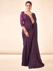 Satrani Striped Zari Saree