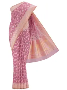 Nalli Woven Design Zari Silk Cotton Saree