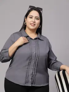 Style Quotient Plus Size Smart Opaque Formal Shirt