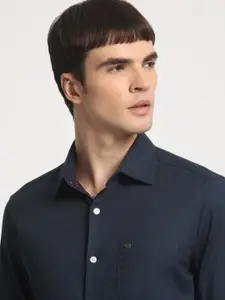 THE BEAR HOUSE Slim Fit Opaque Cotton Formal Shirt