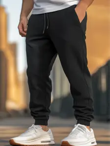 NOBERO Men Regular Pure Cotton Joggers