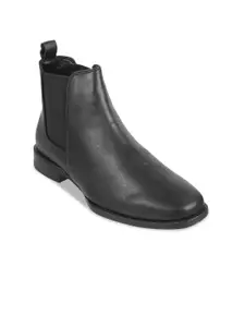 Metro Square Toe Mid-Top Chelsea Boots