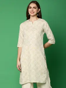 V-Mart Ethnic Motifs Printed Cotton Kurta