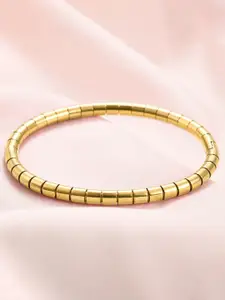 Peora Women Gold-Plated Kada Bracelet
