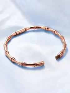 Peora Rose Gold-Plated Openable Kada Bracelet