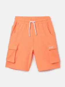 United Colors of Benetton Boys  Regular Fit Mid Rise Cargo Shorts