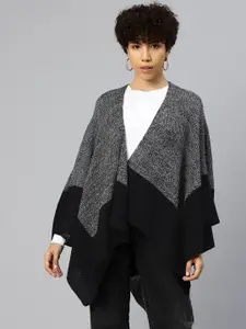 Pierre Carlo Colourblocked Front-Open Sweater