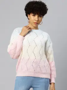 Pierre Carlo Open Knit Pullover