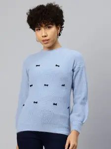 Pierre Carlo Pullover with Bow Detail