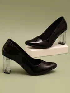 Inc 5 Pointed Toe Block Heels