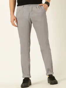 Thomas Scott Men Smart Linen Cotton Pleated Chino Trouser