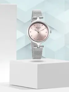 Titan Raga Show Stopper Women Embellished Dial Bracelet Analogue Watch 95268SM01