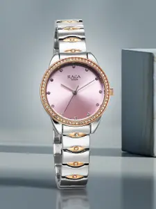 Titan Raga Women Show Stopper Embellished Bracelet Style Analogue Watch 95281KM01