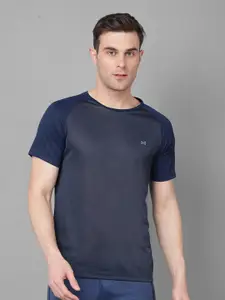 Force NXT Men Anti Viral Anti Odour Cool Round Neck Sports Solid T-Shirt