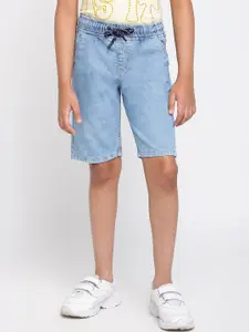 TALES & STORIES Boys Washed Denim Shorts Technology