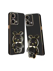 Karwan Oppo F21 Pro 4G 3D Mini Bunny With Folding Stand Mobile Back Case
