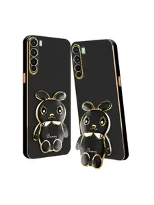 Karwan 3D Mini Bunny with Folding Stand Oneplus Nord Mobile Back Case