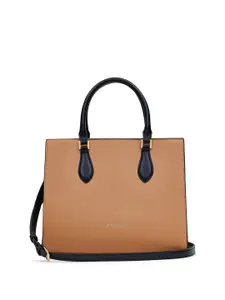 MIRAGGIO Solid Handbag with Detachable & Adjustable Crossbody Strap
