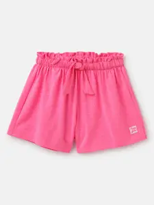 United Colors of Benetton Girls Regular Fit Mid Rise Shorts