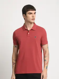 THE BEAR HOUSE Polo Collar Slim Fit Cotton T-shirt